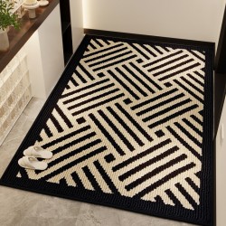 Gradient flocked carpet doormats, bathroom doormats, bedside mats, bedroom and kitchen absorbent non-slip mats, quick-drying