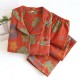Women's winter coral fleece pajamas, warm, thickened, loose, plus-size, men's and women's casual loungewear