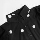 Loose shirt suit for women, 2025 Spring new French retro polka dot button-down long-sleeved shirt and two-piece trousers.