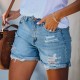 2025 Summer eBay Amazon Wish Street American Ripped Straight-Leg Jeans for Women, Versatile, In Stock
