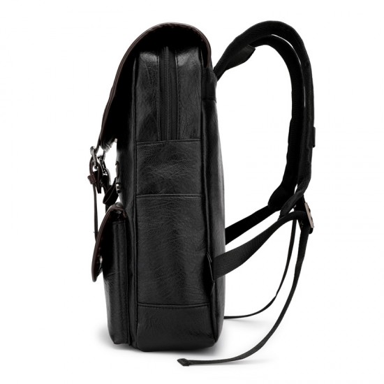 New cross-border men's backpacks, trendy retro men's business laptop backpacks, large-capacity waterproof leather travel backpacks New cross-border men's backpacks, trendy retro men's business laptop backpacks, large-capacity waterproof leather travel backpacks