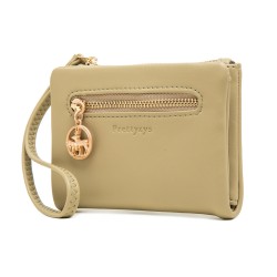 Pretty 2023 New Women's Short Wallet, Zippered Folding Multifunctional Large-Capacity Wallet, Clutch, Wholesale