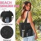 Portable beach bag, bath bag, foldable mesh beach bag, fitness and swimming bag, large-capacity portable bag Portable beach bag, bath bag, foldable mesh beach bag, fitness and swimming bag, large-capacity portable bag