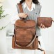 Women's backpacks, 2025 new large-capacity PU retro business bags, backpacks, laptop backpacks wholesale. Women's backpacks, 2025 new large-capacity PU retro business bags, backpacks, laptop backpacks wholesale.