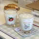 Cute girly red cherry dessert bowl, niche Korean Instagram heat-resistant glass bowl and yogurt cup for breakfast