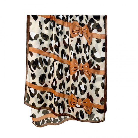 New European and American leopard print bow-knotted long scarves, versatile, high-end thin outerwear shawls for women, wholesale. New European and American leopard print bow-knotted long scarves, versatile, high-end thin outerwear shawls for women, wholesale.