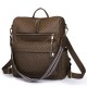 Cross-border women's casual retro large-capacity backpack, European and American retro PU backpack. Cross-border women's casual retro large-capacity backpack, European and American retro PU backpack.
