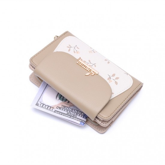 New cross-border women's wallet, cute printed, metal pendant, high-end, popular student medium-sized wallet, wallet, coin purse. New cross-border women's wallet, cute printed, metal pendant, high-end, popular student medium-sized wallet, wallet, coin purse.