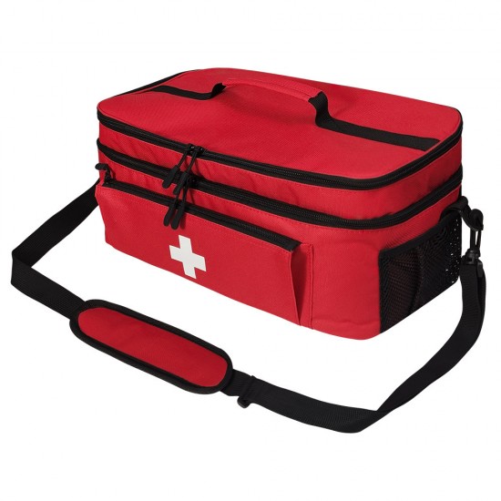 Feihong cross-border home first aid kit, large capacity, fixed medicine bottle storage bag, travel medicine storage box Feihong cross-border home first aid kit, large capacity, fixed medicine bottle storage bag, travel medicine storage box