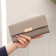 New cross-border long women's wallet, multifunctional Large-capacity, stylish, simple, solid-color clutches, in stock for wholesale. New cross-border long women's wallet, multifunctional Large-capacity, stylish, simple, solid-color clutches, in stock for wholesale.