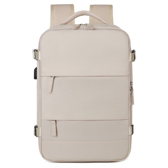 Amazon cross-border new water-repellent laptop bag, simple travel, portable, large capacity business backpack